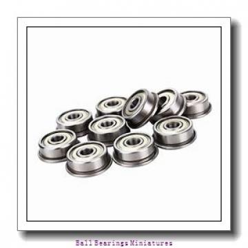 2.5mm x 7mm x 3mm  ZEN sx2.5-2z-zen Ball Bearings Miniatures